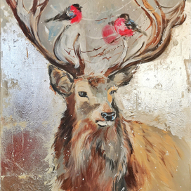 Серебряный олень