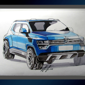 CAR SKETCH - 2012 Volkswagen Taigun 