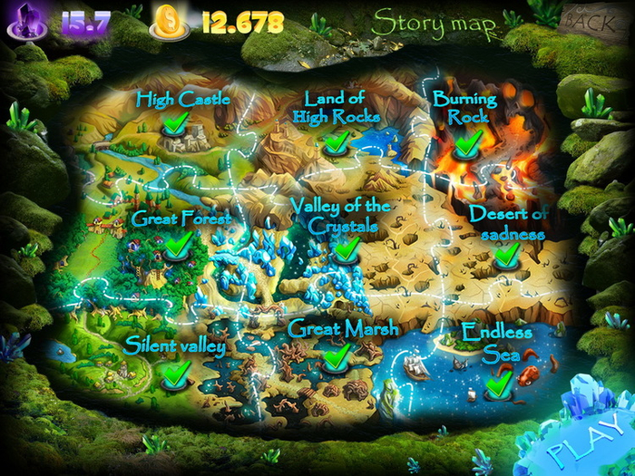 Amazing puzzles level selector