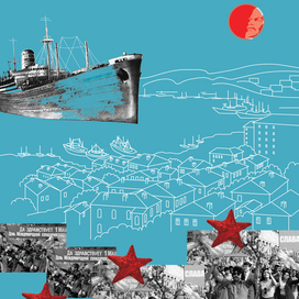 Иллюстрация к книге С.Курилова "Один в океане"