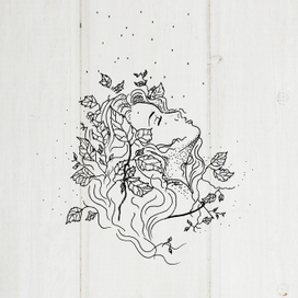 Девушка под дождем