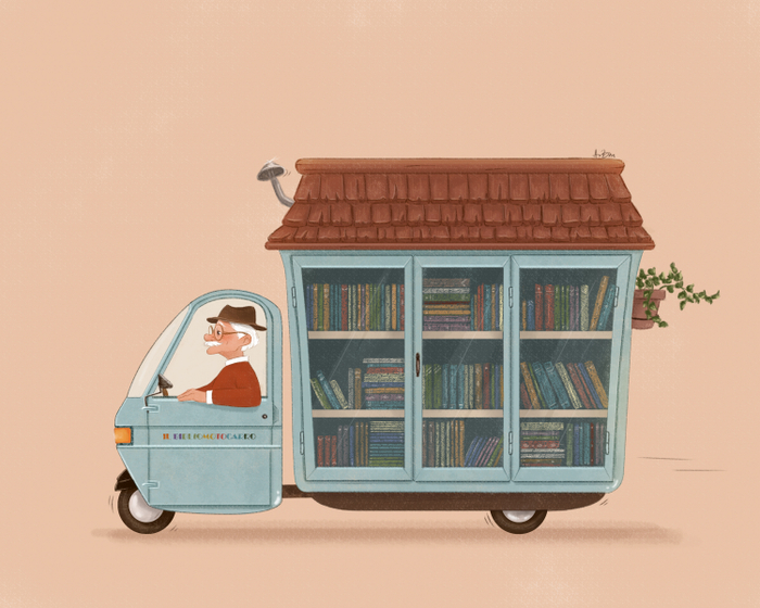  Il bibliomotocarro