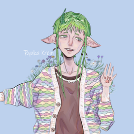 Милый монстрик выполненный на заказ.