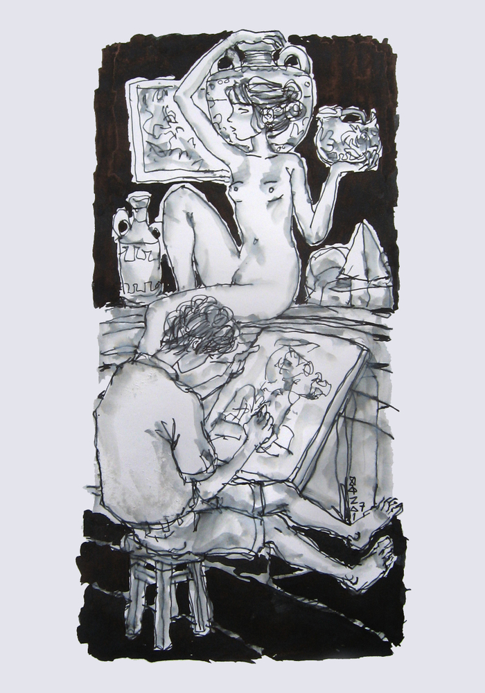 Художник и Натурщица