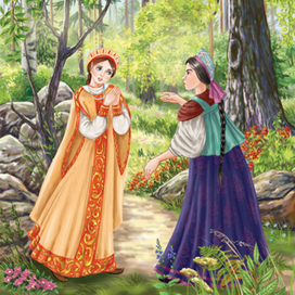 К сказке о мертвой царевне и семи богатырях А. С. Пушкина