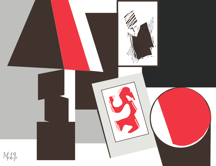 Натюрморт с лампой