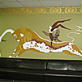 Роспись спорт-клуба Кентавр