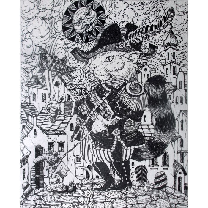 Котяра обходит дозором...