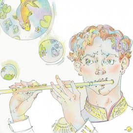 Иллюстрация к роману Л.Григорьева «Три магических года»