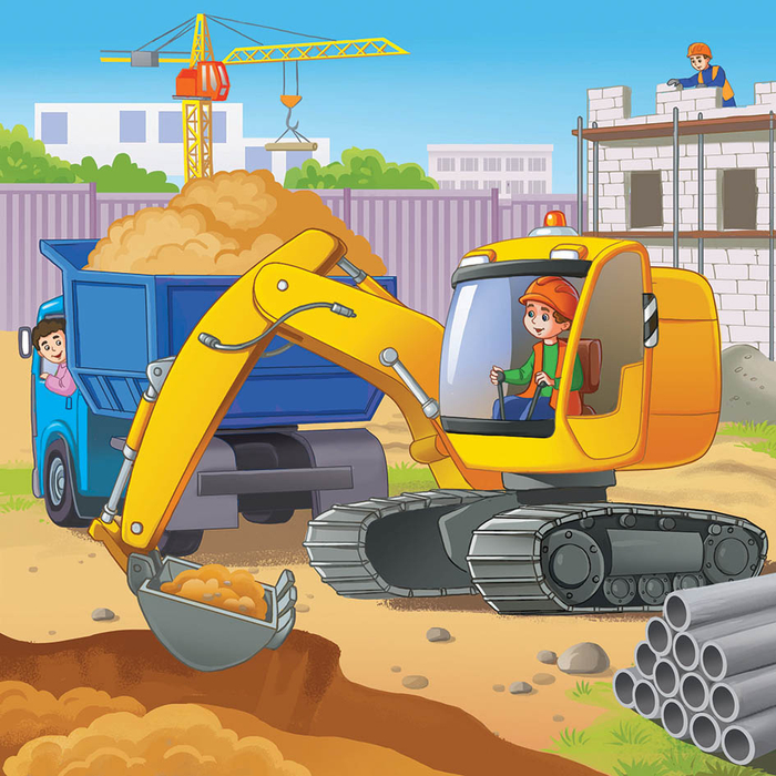 Стройка. для пазлов