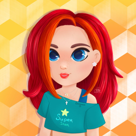 Стилизованый портрет для аватарки и мерча. 