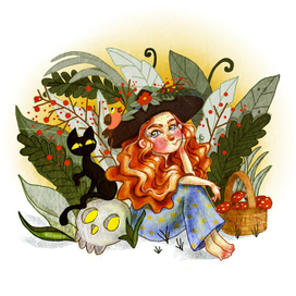 Маленькая ведьма.