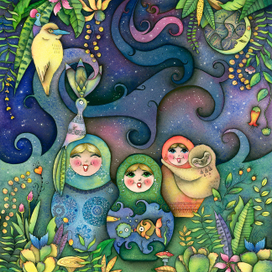 Матрёшка в джунглях