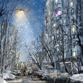 Зимняя Москва