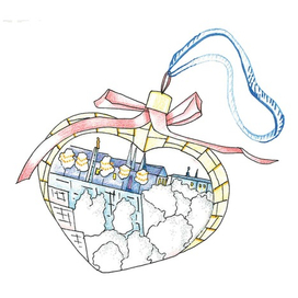 Сердце. Новогодние открытки.