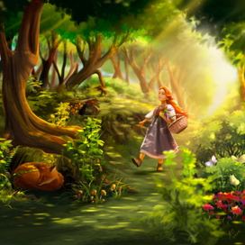 За грибами....