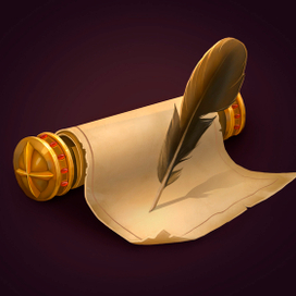 Свиток. Игровой объект.