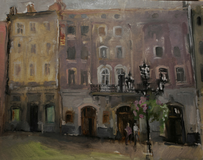 Львов дождливый полдень