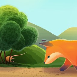 Векторная иллюстрация про деловую лису