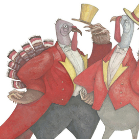 Иллюстрация к сказке Джанни Родари "Все началось с крокодила"