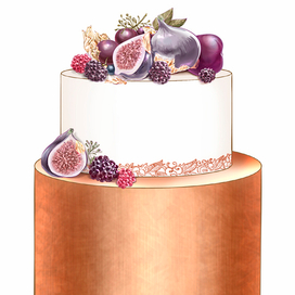 Торт свадебный