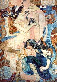 день да ночь ( картина маслом)