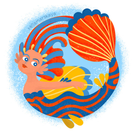 Русалка из тропических морей