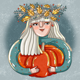 Girl pumpkin
