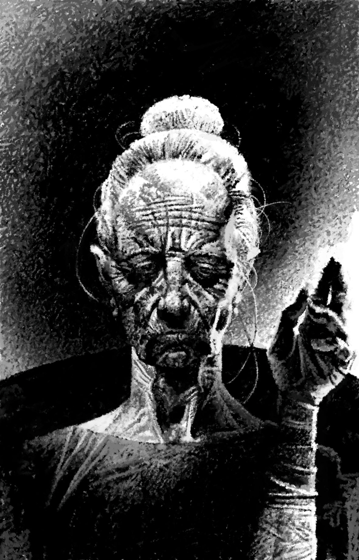 Бабуля. Иллюстрация 