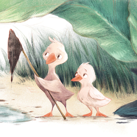 Иллюстрация для книги из серии "Полезные сказки"