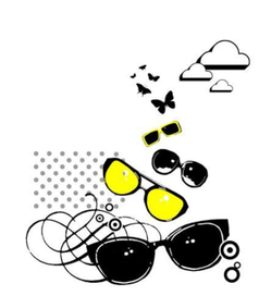 очки-бабочки