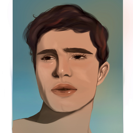 Мужчина с ресничками