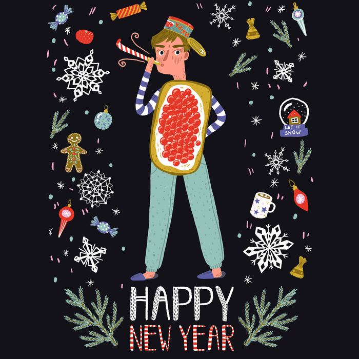 Новый год. Отец семейства