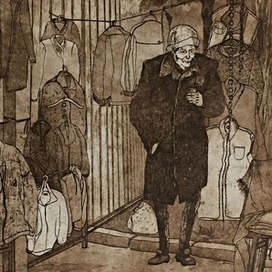 Офорт. Блошиный рынок II