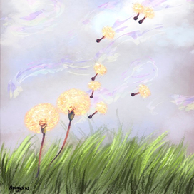 Иллюстрация. Четыре стихии. Воздух. 