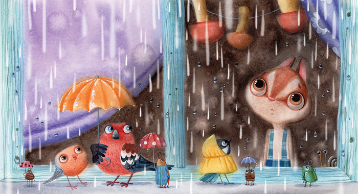 а на улице дождь...