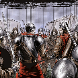 А.Пехов. Харьганова пустошь. Работа колористом. Полоса 5