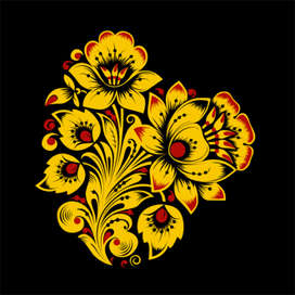 Русская народная Хохломская роспись