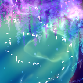 Багровый лес фей света