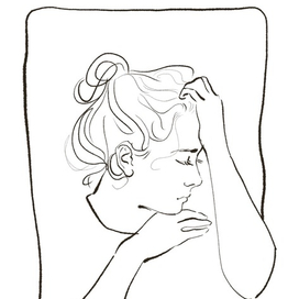 быть обремененным тревогами. 