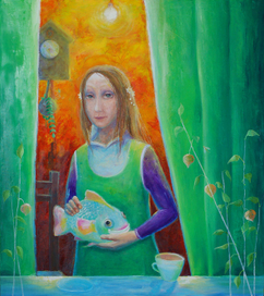 Когда долго идет дождь на улице становится так сыро, что рыба заплывает в иные дома и становится сов