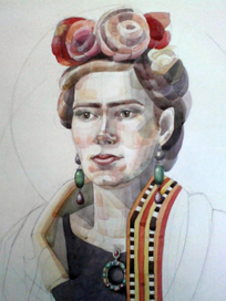 с натуры. учебная работа