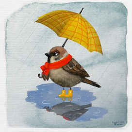 Привет, воробушек,привет,душа с полхвостика