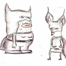 Бэтмен и Женщина - Кошка))