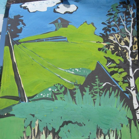 Поселок Яйлю. Телецкое озеро. 