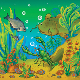 Азбука Р рак рыбы