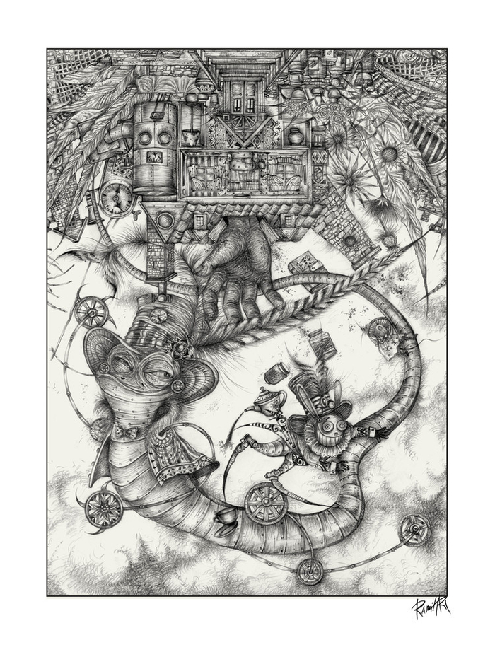 Иллюстрация к книге "Алиса в стране чудес"