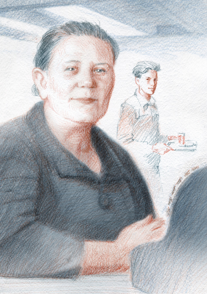 Иллюстрация к роману А. Лиханова "Оглянись на повороте или хроника забытого времени".