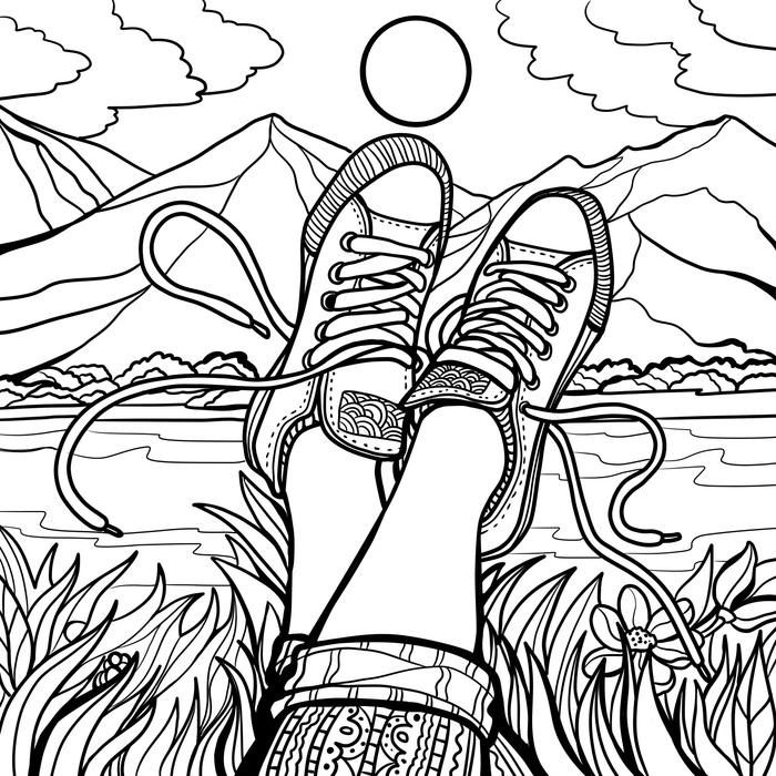 Иллюстрация для раскраски 