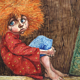 Иллюстрация к сказке "Домовенок Сенька"